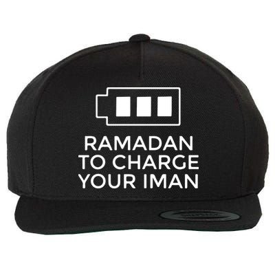 Ramadan To Charge Your Iman Gift For Ramadan Mubarak Wool Snapback Cap