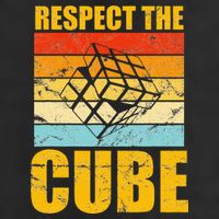 Respect The Cube Puzzle Speed Cubing Cool Comfort Performance Bucket Hat