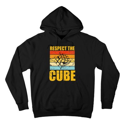 Respect The Cube Puzzle Speed Cubing Hoodie