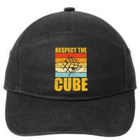 Respect The Cube Puzzle Speed Cubing 7-Panel Snapback Hat