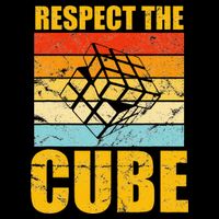 Respect The Cube Puzzle Speed Cubing Mousepad