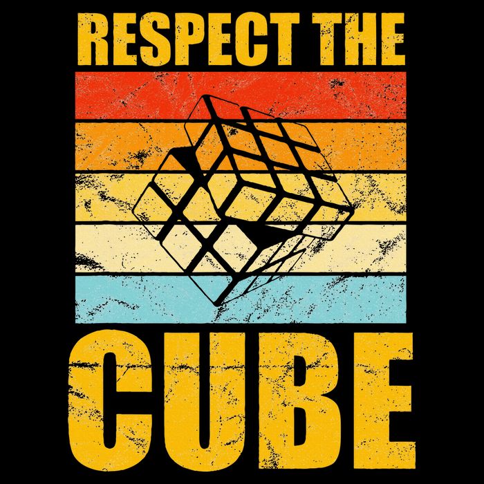 Respect The Cube Puzzle Speed Cubing Mousepad