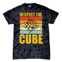 Respect The Cube Puzzle Speed Cubing Tie-Dye T-Shirt