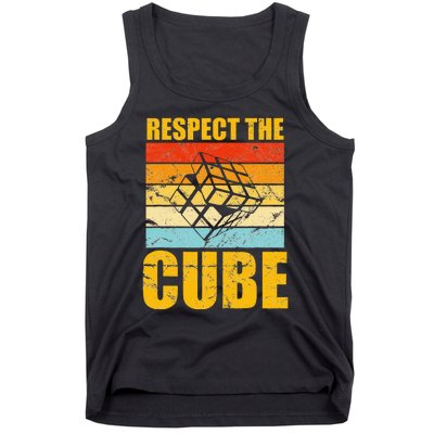 Respect The Cube Puzzle Speed Cubing Tank Top