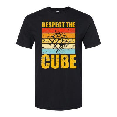 Respect The Cube Puzzle Speed Cubing Softstyle CVC T-Shirt