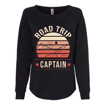 Road Trip Captain Womens California Wash Sweatshirt