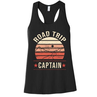 Road Trip Captain Women's Racerback Tank