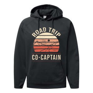 Road Trip Co Captain Road Trip Performance Fleece Hoodie