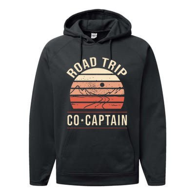 Road Trip Co Captain Road Trip Performance Fleece Hoodie