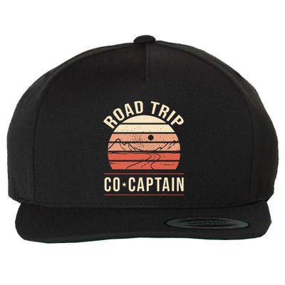 Road Trip Co Captain Road Trip Wool Snapback Cap