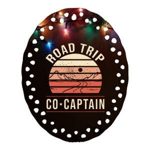 Road Trip Co Captain Road Trip Ceramic Oval Ornament