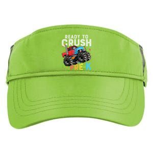 Ready To Crush Prek First Day Of Preschool Monster Truck Adult Drive Performance Visor