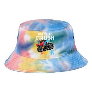 Ready To Crush Prek First Day Of Preschool Monster Truck Tie Dye Newport Bucket Hat