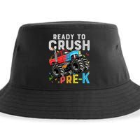 Ready To Crush Prek First Day Of Preschool Monster Truck Sustainable Bucket Hat