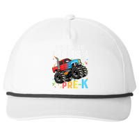 Ready To Crush Prek First Day Of Preschool Monster Truck Snapback Five-Panel Rope Hat