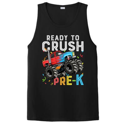 Ready To Crush Prek First Day Of Preschool Monster Truck PosiCharge Competitor Tank