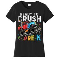 Ready To Crush Prek First Day Of Preschool Monster Truck Women's T-Shirt