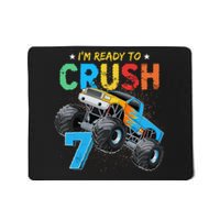 Ready To Crush 7 Monster Truck 7th Birthday Boy Mousepad