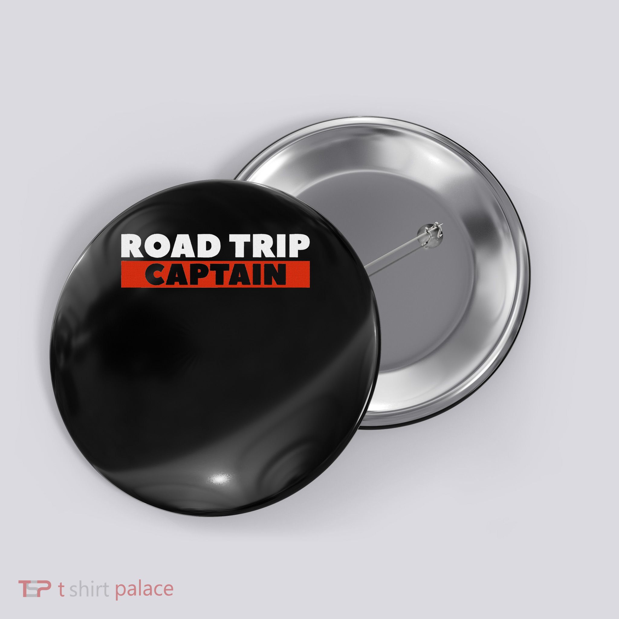 Road Trip Captain Summer Travel Adventure Lover Button