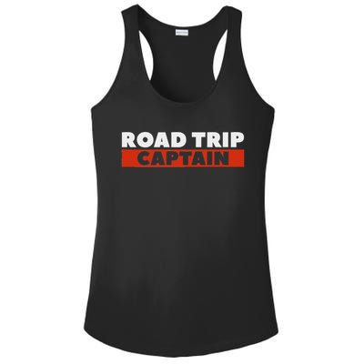 Road Trip Captain Summer Travel Adventure Lover Ladies PosiCharge Competitor Racerback Tank