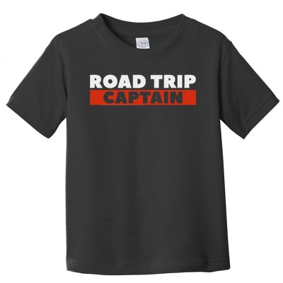 Road Trip Captain Summer Travel Adventure Lover Toddler T-Shirt