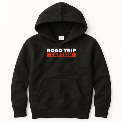 Road Trip Captain Summer Travel Adventure Lover Kids Hoodie