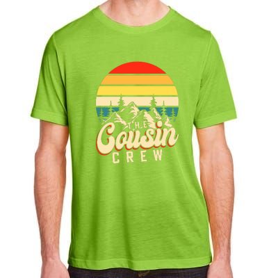 Retro The Cousin Crew Wilderness Camping Addiction Adult ChromaSoft Performance T-Shirt