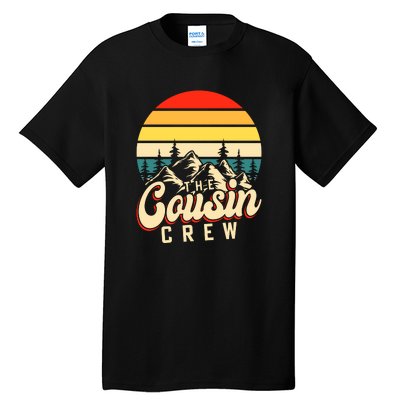 Retro The Cousin Crew Wilderness Camping Addiction Tall T-Shirt