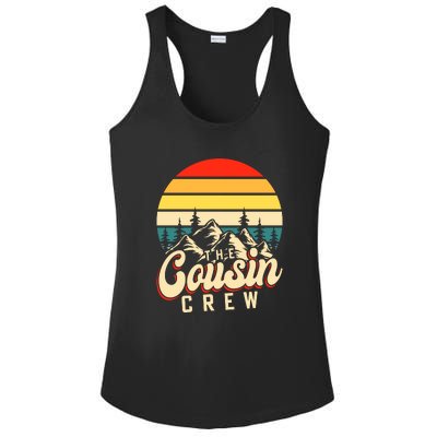 Retro The Cousin Crew Wilderness Camping Addiction Ladies PosiCharge Competitor Racerback Tank