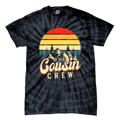 Retro The Cousin Crew Wilderness Camping Addiction Tie-Dye T-Shirt