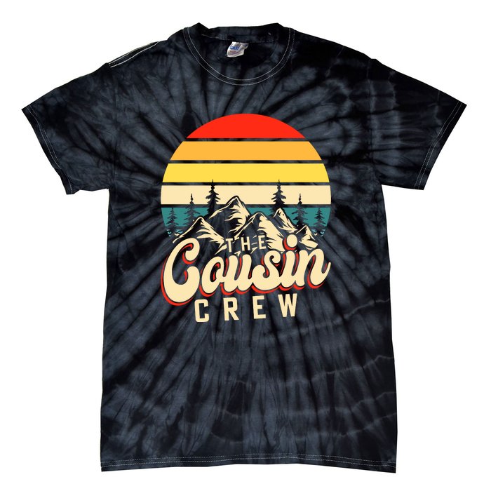 Retro The Cousin Crew Wilderness Camping Addiction Tie-Dye T-Shirt