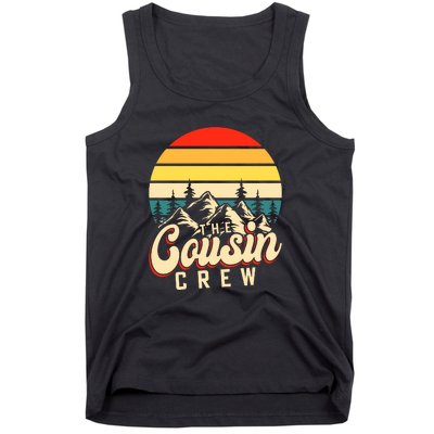 Retro The Cousin Crew Wilderness Camping Addiction Tank Top