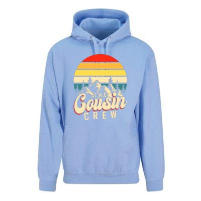 Retro The Cousin Crew Wilderness Camping Addiction Unisex Surf Hoodie