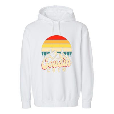 Retro The Cousin Crew Wilderness Camping Addiction Garment-Dyed Fleece Hoodie