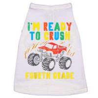 Ready To Crush 4th Grade Monster Truck First Day School Boy Doggie Tank