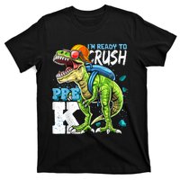 Ready To Crush PreK T Rex Dinosaur Back To School Boy Gift T-Shirt