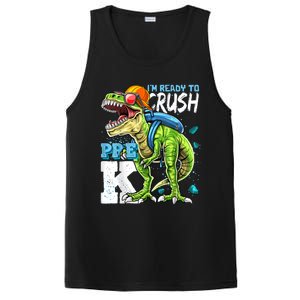 Ready To Crush PreK T Rex Dinosaur Back To School Boy Gift PosiCharge Competitor Tank