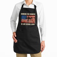 Running The Country Is Like Riding A Bike Apron
