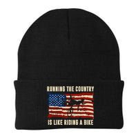 Running The Country Is Like Riding A Bike Beanie