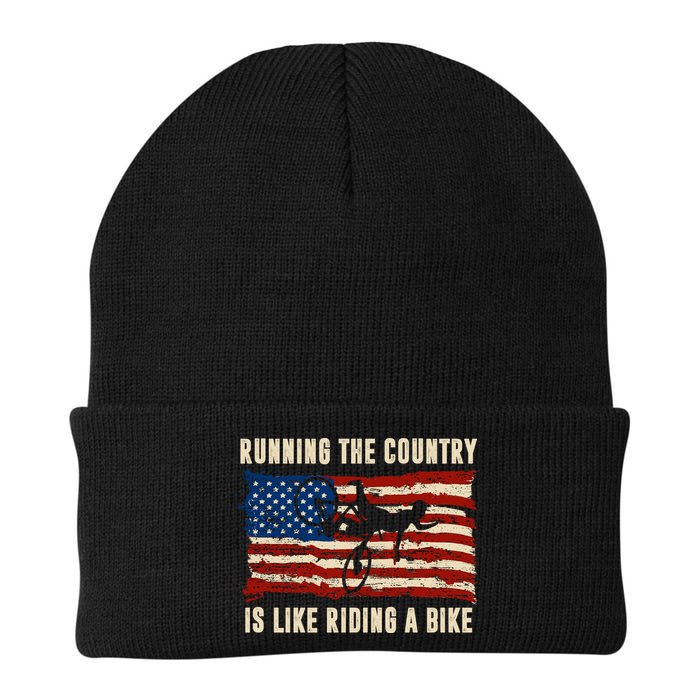 Running The Country Is Like Riding A Bike Beanie