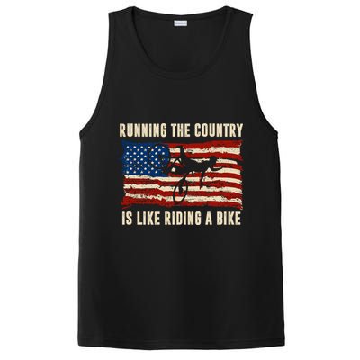 Running The Country Is Like Riding A Bike PosiCharge Competitor Tank