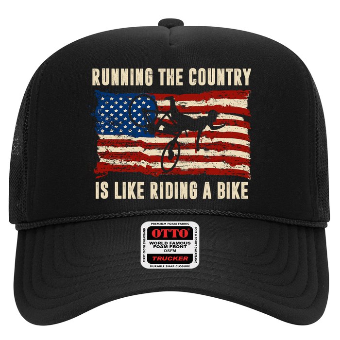 Running The Country Is Like Riding A Bike Hat