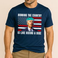 Running The Country Is Like Riding A Bike Funny Biden Performance Shirt