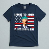 Running The Country Is Like Riding A Bike Funny Biden T-Shirt