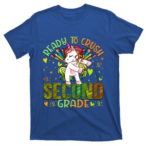 Ready To Crush Second 2Nd Grade Back To School Unicorn Gift T-Shirt