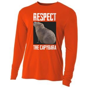 Respect The Capybara Cooling Performance Long Sleeve Crew