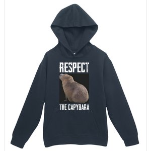 Respect The Capybara Urban Pullover Hoodie