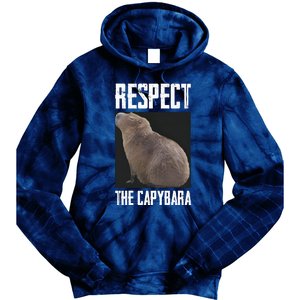 Respect The Capybara Tie Dye Hoodie