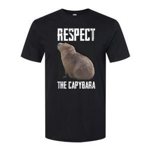 Respect The Capybara Softstyle CVC T-Shirt