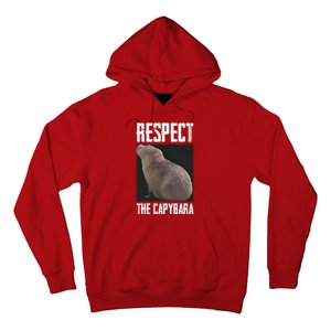 Respect The Capybara Hoodie